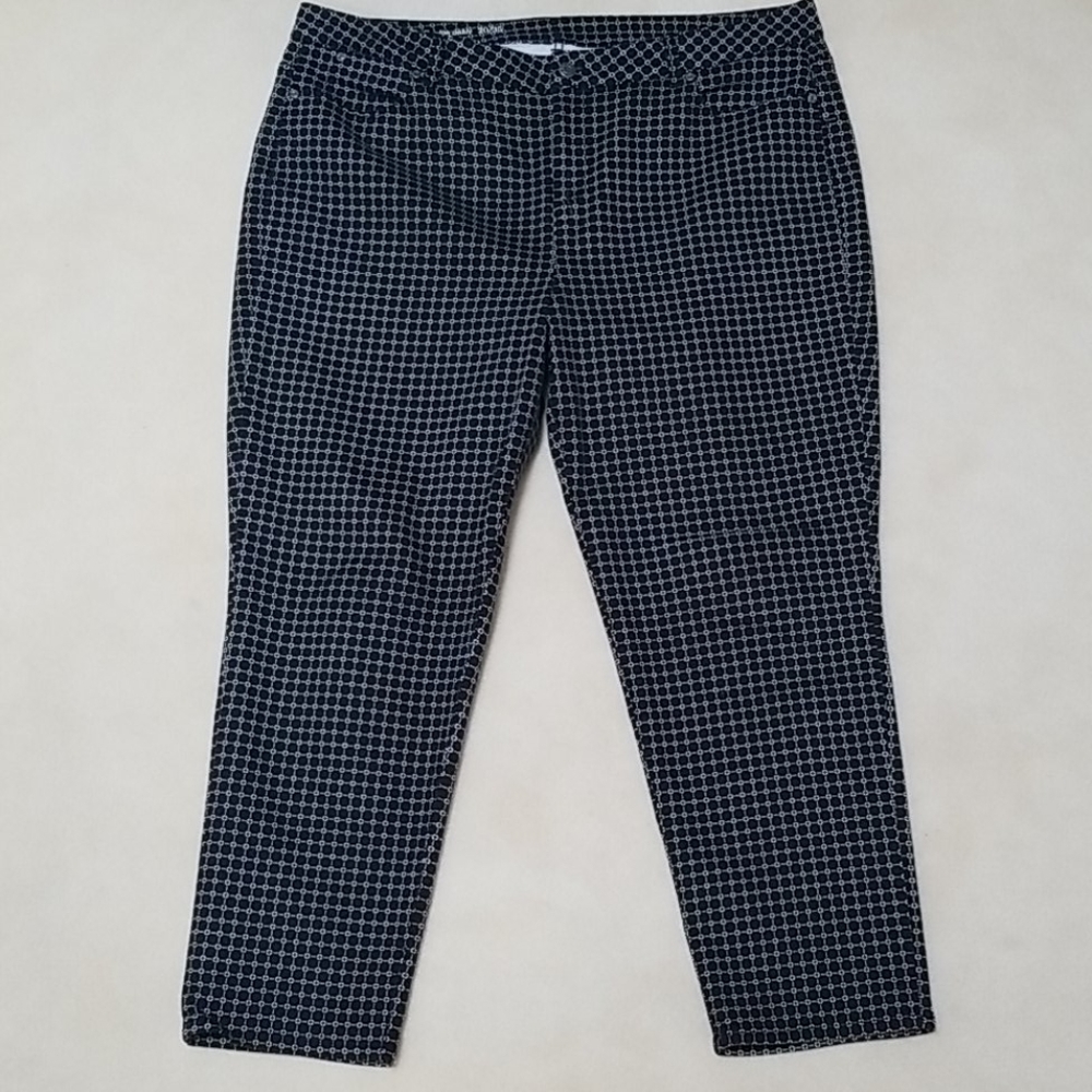 Heritage black and white jeans